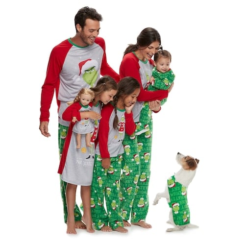 How the Grinch Stole Christmas Matching Family Pajamas | Matching ...