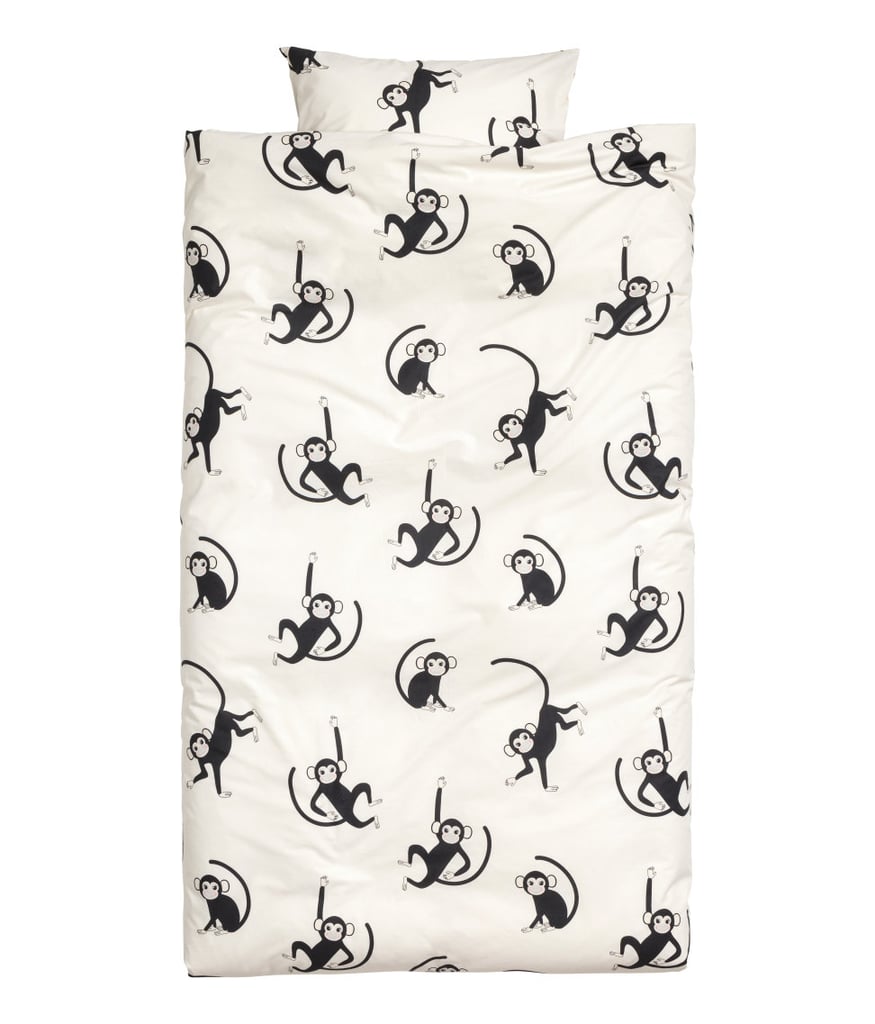 H&M Animal-Print Duvet Cover Set