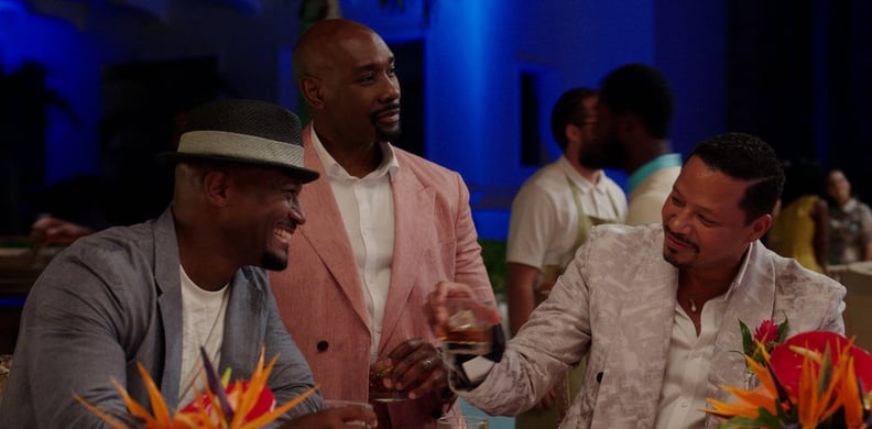 Taye Diggs as Harper Stewart, Morris Chestnut as Lance Sullivan, and Terrence Howard as Quentin Spivey in The Best: The Final Chapters.