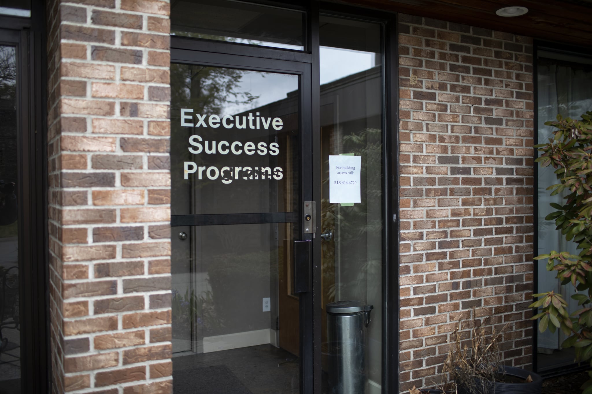 ALBANY, NY - APRIL 26: The exterior of the NXIVM Executive Success Programs office at 455 New Karner Road on April 26, 2018 in Albany, New York. Keith Raniere, founder of NXIVM, was arrested by the FBI in Mexico in March of 2018. (Photo by Amy Luke/Getty Images)