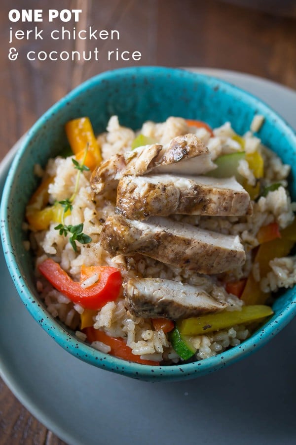 One-Pot Jerk Chicken and Coconut Rice