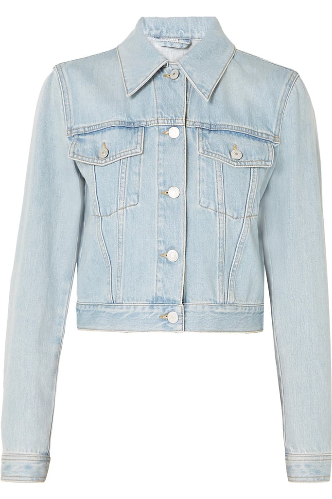 Gucci Cropped appliquéd denim jacket | Stylish Outfit Ideas For a Denim ...
