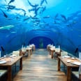 This All-Glass Underwater Restaurant in the Maldives Is Like Dinner at an Aquarium