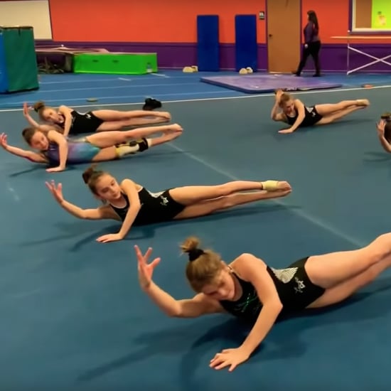 Gymnast Ab Workout Routine to Ariana Grande "7 Rings" Video