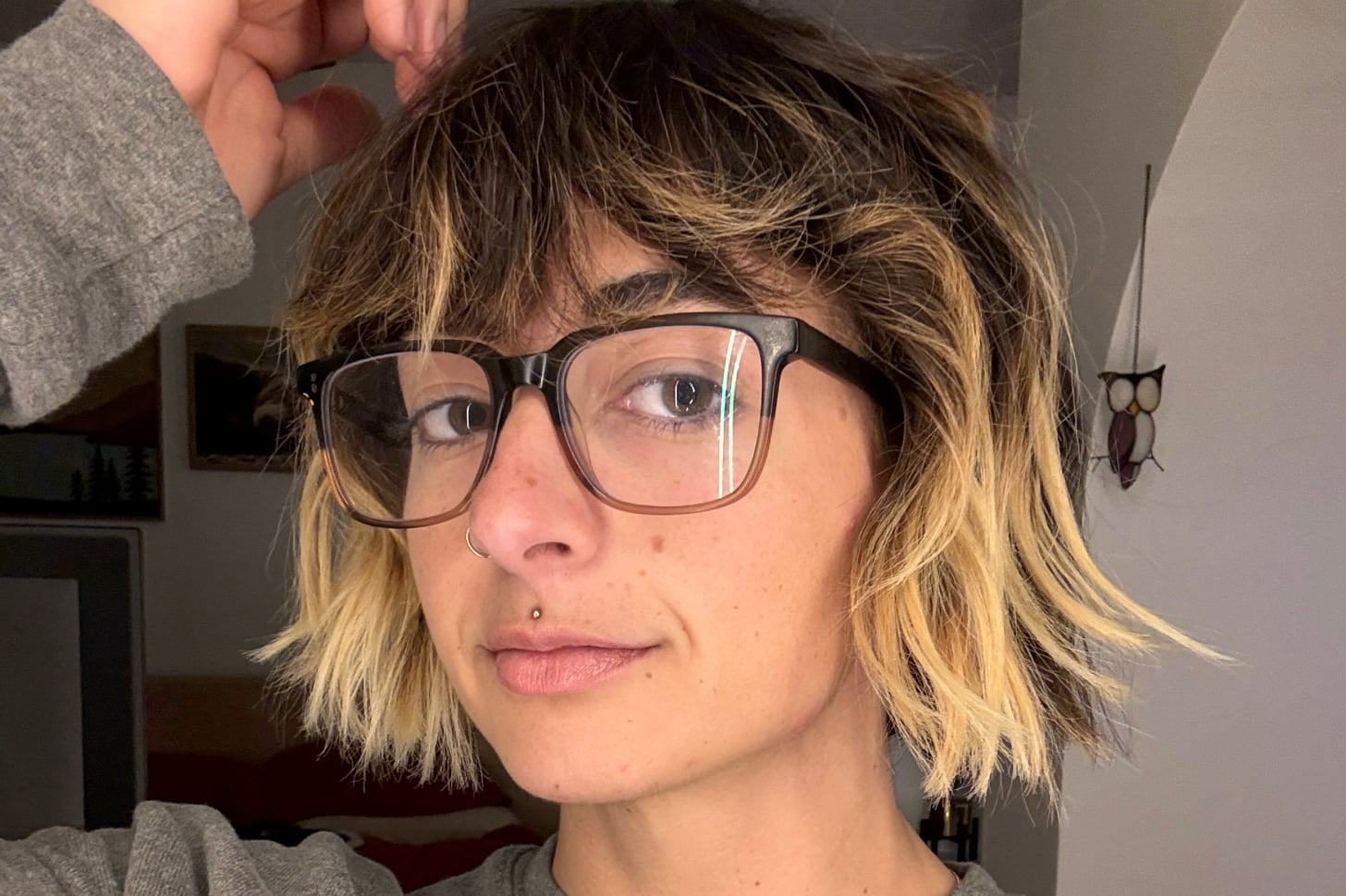 cowgirl bob haircut editor experiment before and after 