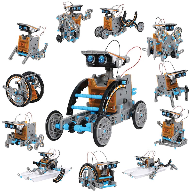 Discovery Kids Mindblown STEM 12-in-1 Solar Robot Creation 190-Piece Kit