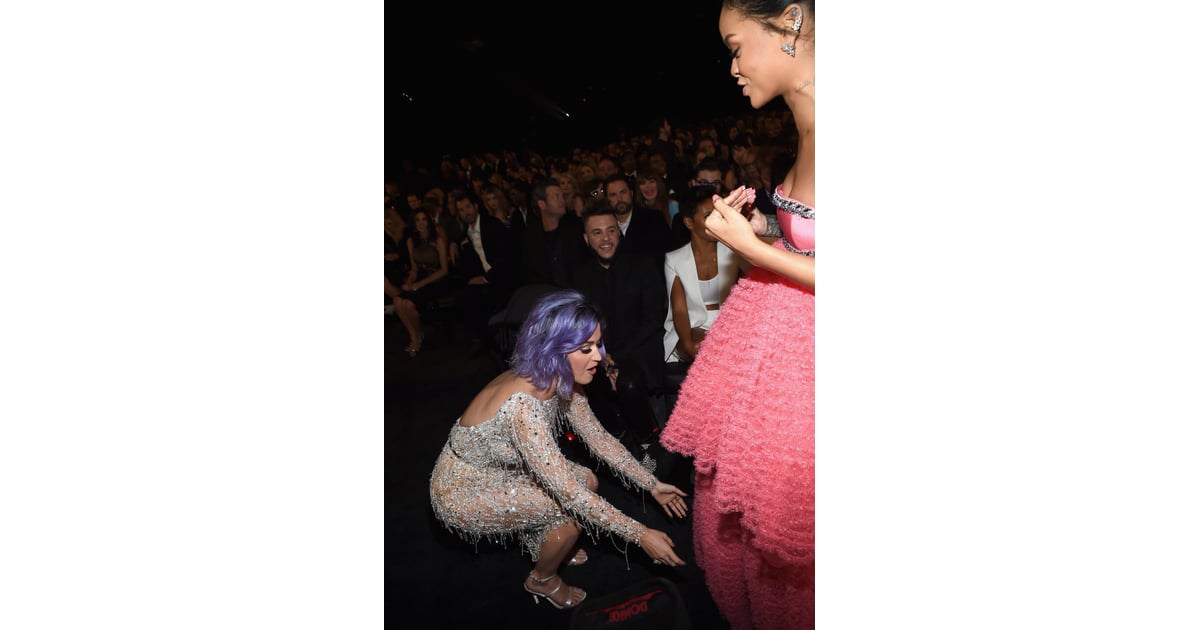Katy Perry and Rihanna | Best Celebrity Pictures at the Grammys 2015 ...