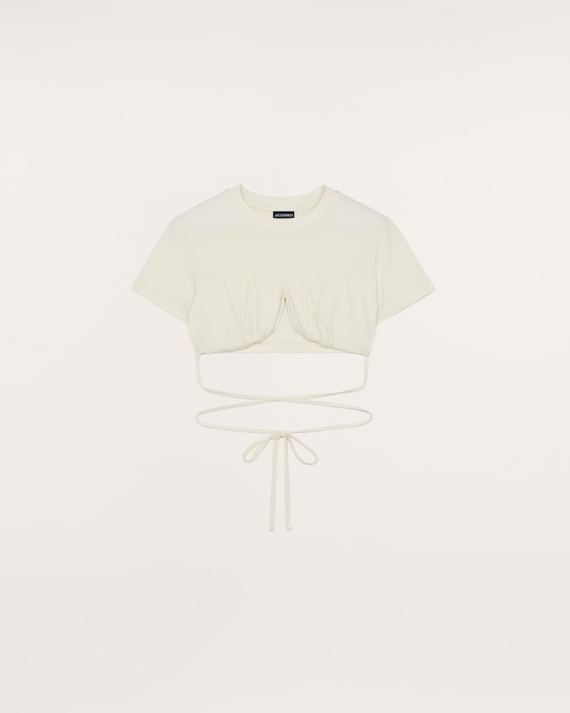 Jacquemus Le T-Shirt Baci in Ecru
