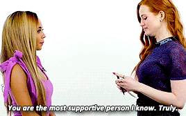And it's clear Madelaine appreciates having Vanessa by her side.