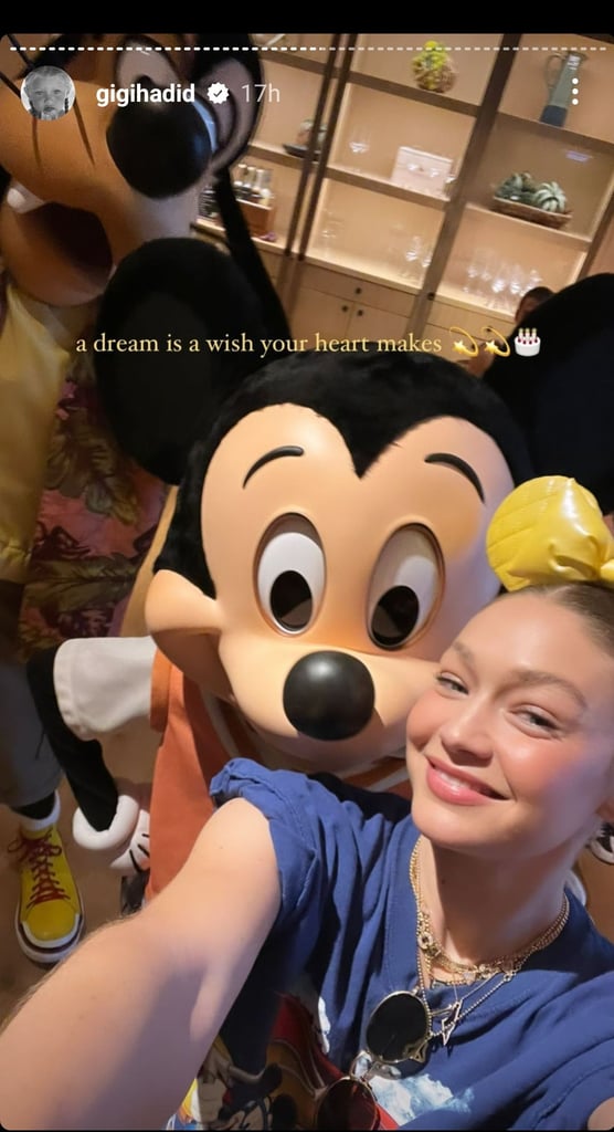 Gigi Hadid's 28th Birthday Celebration at Disney Photos