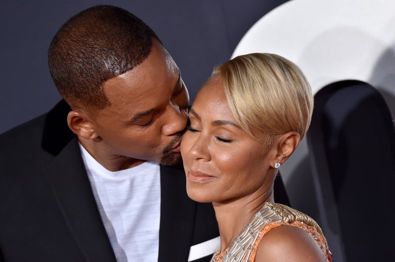 HOLLYWOOD, CALIFORNIA - OCTOBER 06: Will Smith and Jada Pinkett Smith attend Paramount Pictures' Premiere of 