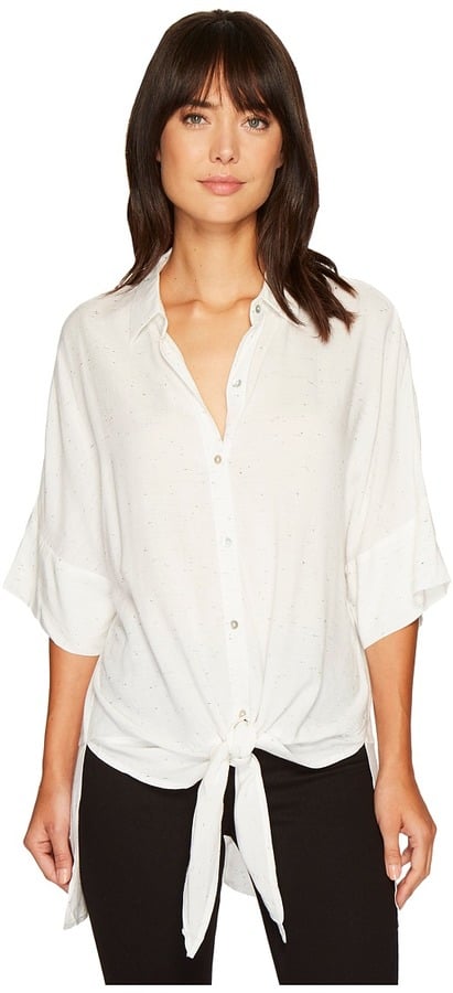 B Collection by Bobeau Lazslo Oversized Shirt Women's Blouse