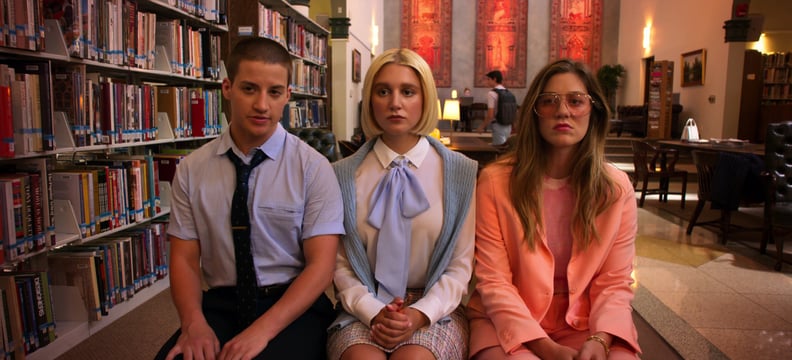 Theo Germaine as James Sullivan, Julia Schlaepfer as Alice Charles, and Laura Dreyfuss as McAfee Westbrook