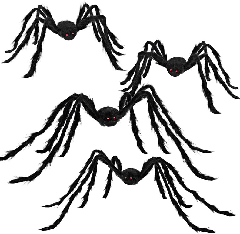 For a Spooky Spider Surprise: Halloween Realistic Hairy Spiders Set