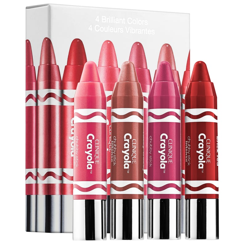 Clinique Crayola Chubby Stick Crayon Box in 4 Brilliant Colors