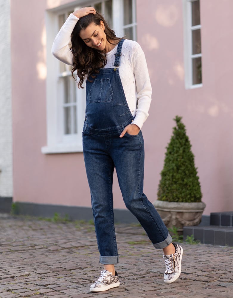 Seraphine Denim Maternity Dungarees