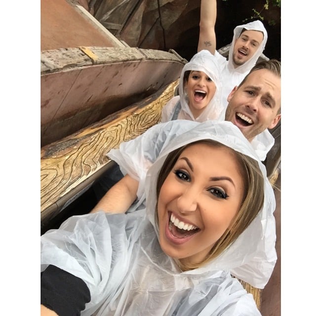 Lea Michele at Disneyland With Matthew Paetz Pictures