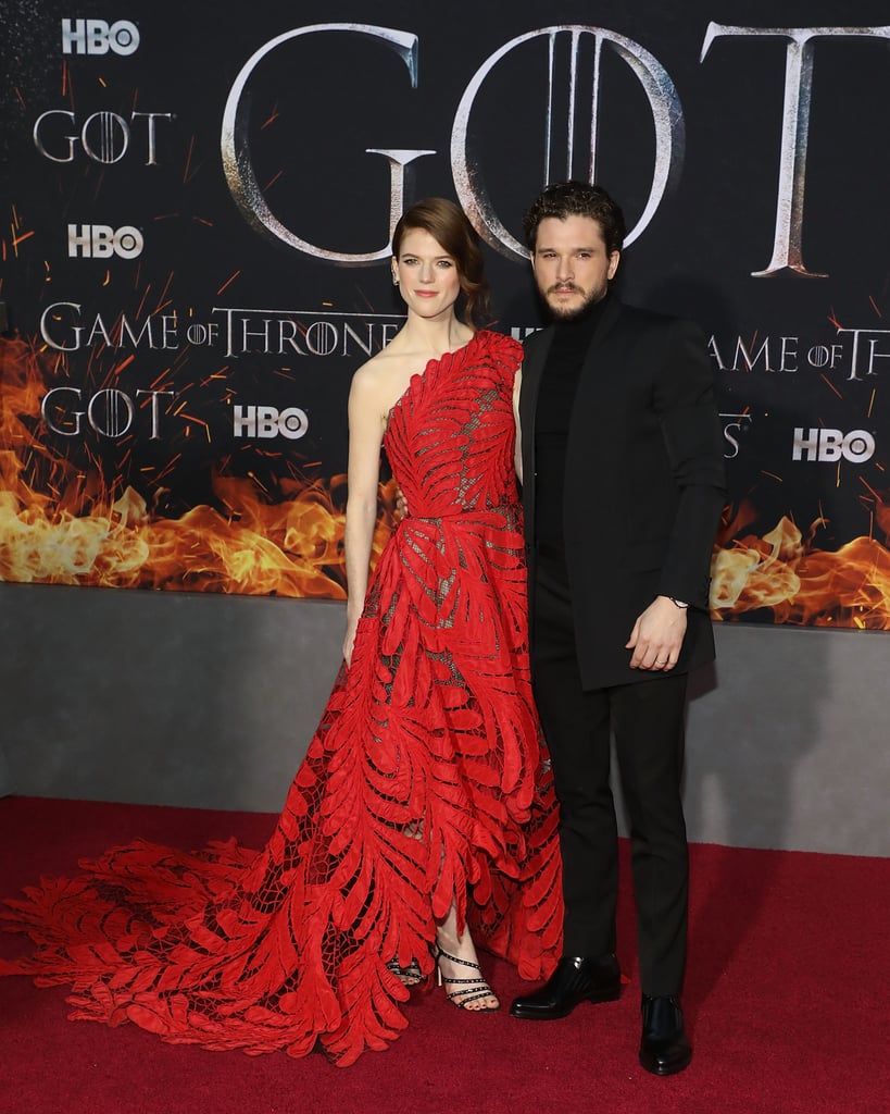 Kit Harington Rose Leslie at Game of Thrones Premiere 2019