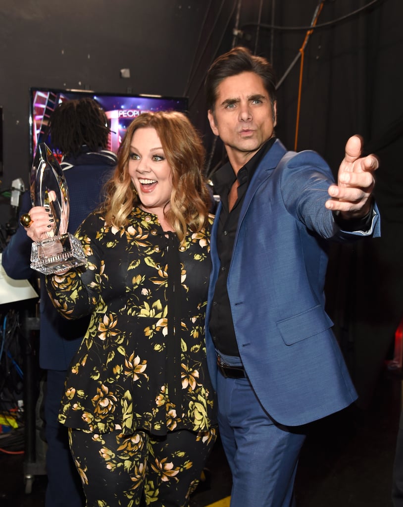 Pictured: John Stamos and Melissa McCarthy