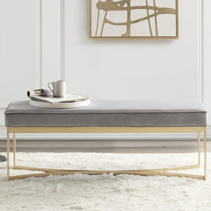 Martha Stewart Secor Upholstered Bench