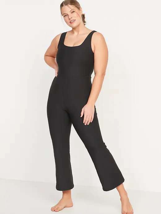 A Flare Jumpsuit: Old Navy Sleeveless PowerSoft Flared Jumpsuit | The ...