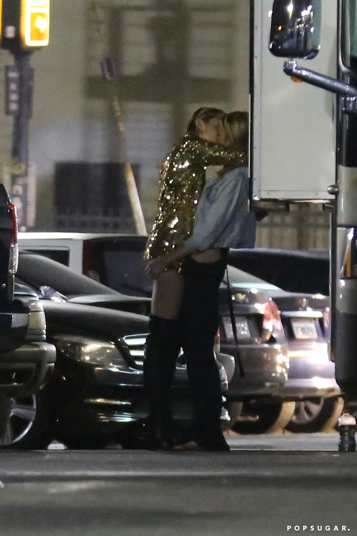 Miley Cyrus And Stella Maxwell Kissing Pictures Popsugar Celebrity