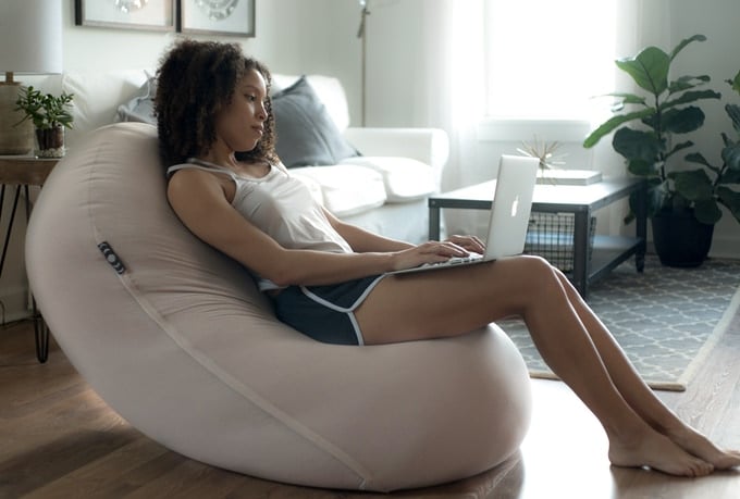 Fitness Health Well Being Um Yes This Antigravity Beanbag Is Exactly What We Need To De Stress And Relax Popsugar Fitness Photo 2