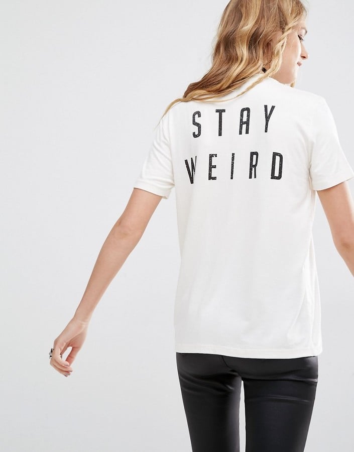 Stay Weird Back Print T-Shirt ($36)