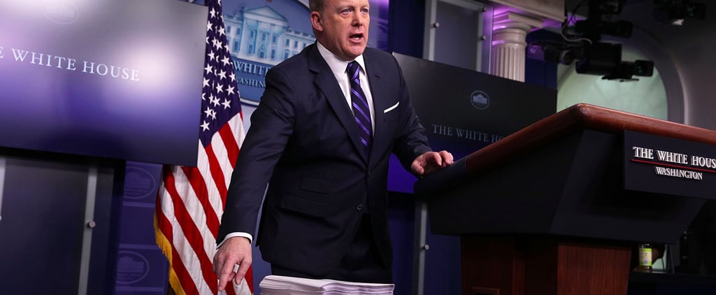 Sean Spicer Stacks of Papers Meme