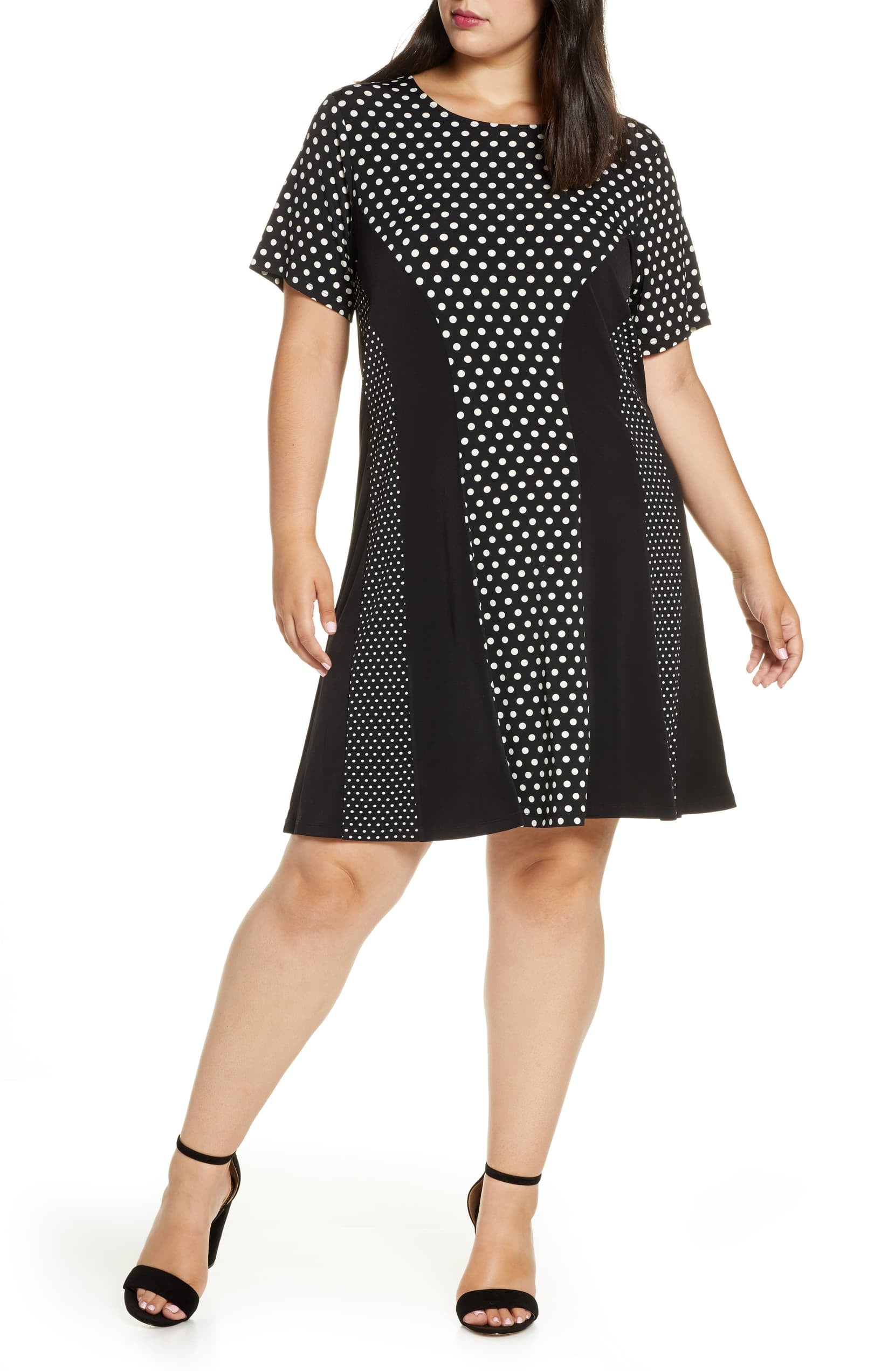 MICHAEL Michael Kors Mod Dot Combo Dress | 20 Work Dresses For Fall You'll  Want to Wear to the Office Monday Through Friday | POPSUGAR Fashion Photo 20