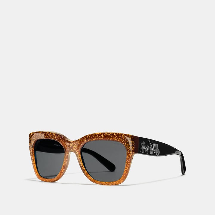 Coach Horse And Carriage Square Sunglasses | We Ho-Ho-Hope to Get These 16  Coach Gifts Filled With Unicorns and Dinosaurs | POPSUGAR Fashion Photo 7