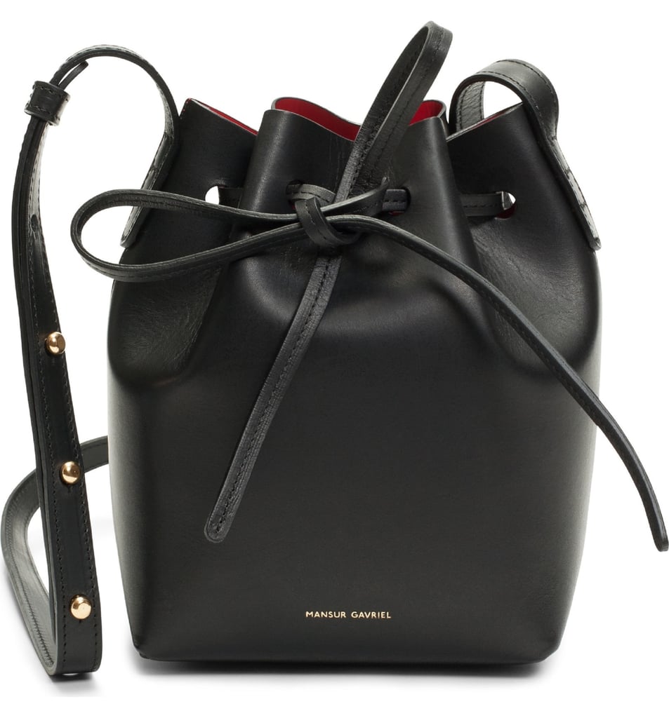 Mansur Gavriel Mini Leather Bucket Bag | Best Fall Bags 2018 | POPSUGAR ...