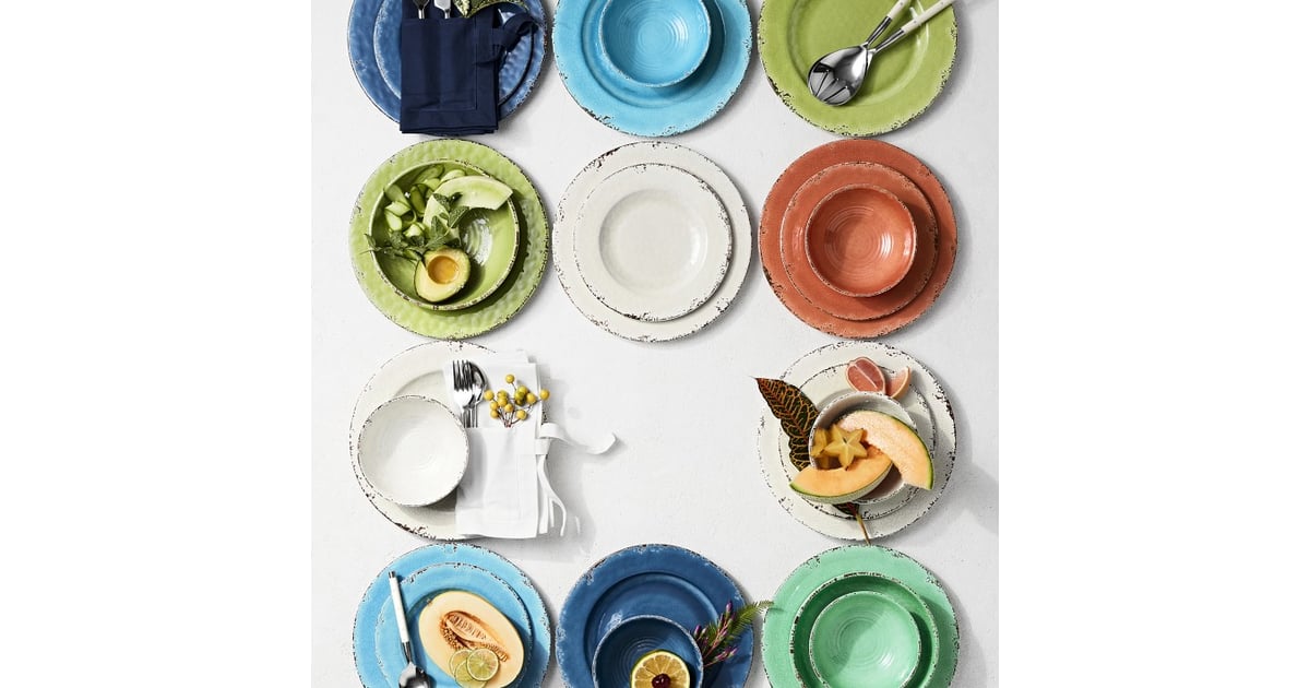 A Farmhouse Vibe Rustic Outdoor Melamine Dinnerware Collection