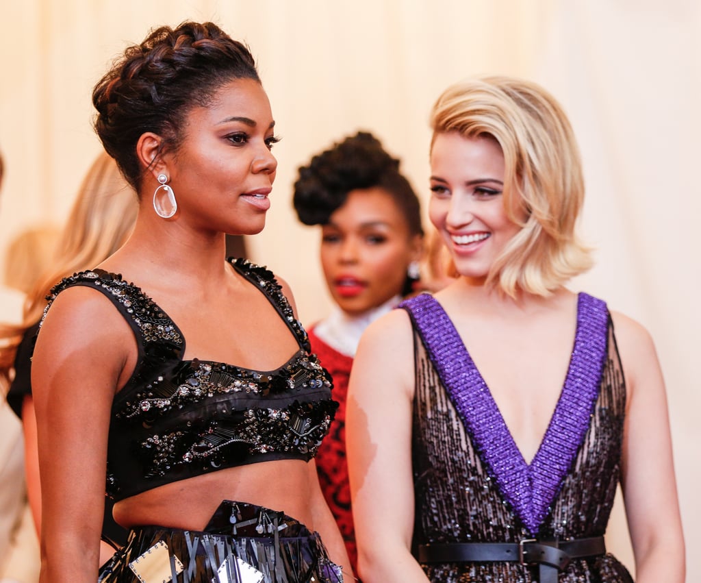 If you squint, you can see Janelle Monae behind Dianna Agron and Gabrielle Union.