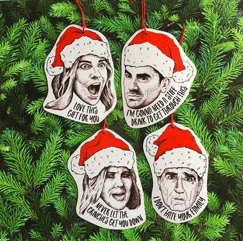Schitt’s Creek Paper Christmas Tree Ornament Set of 4 Schitt's Creek