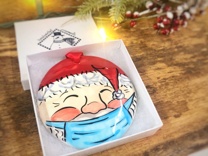 Christmas Ornaments With Face Masks Popsugar Home