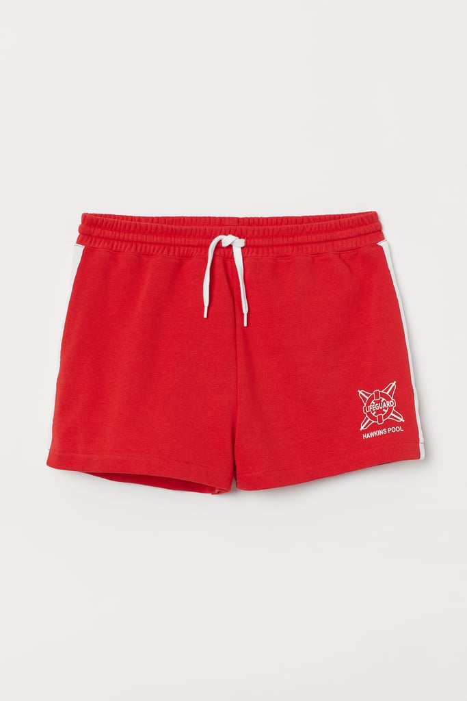 Stranger Things x H&M Sweatshorts With Side Stripes