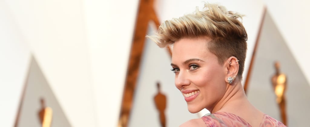 Scarlett Johansson's Hair and Makeup at the 2017 Oscars