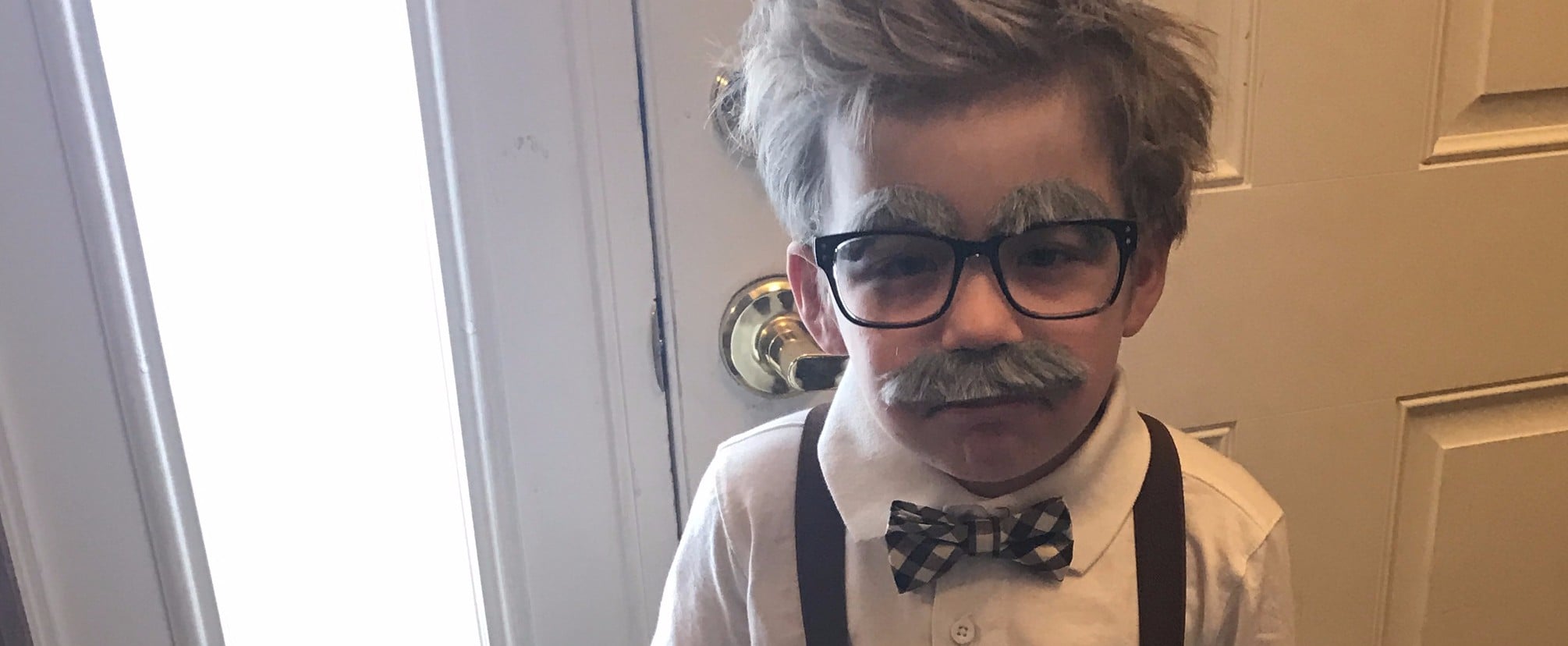 Little Boy Dresses as Old Man For 100th Day of School | POPSUGAR Family