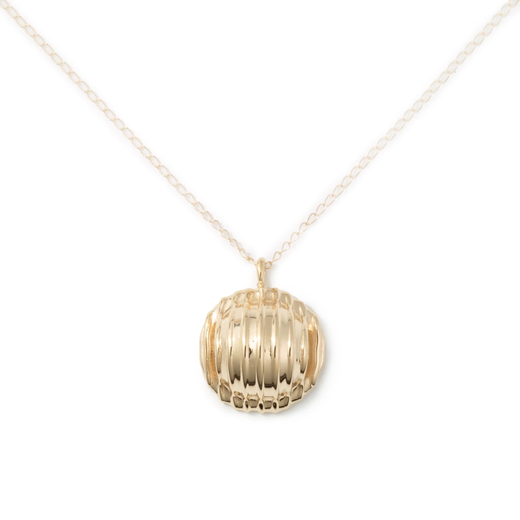 14K Yellow Gold Orecchiette Necklace ($580)