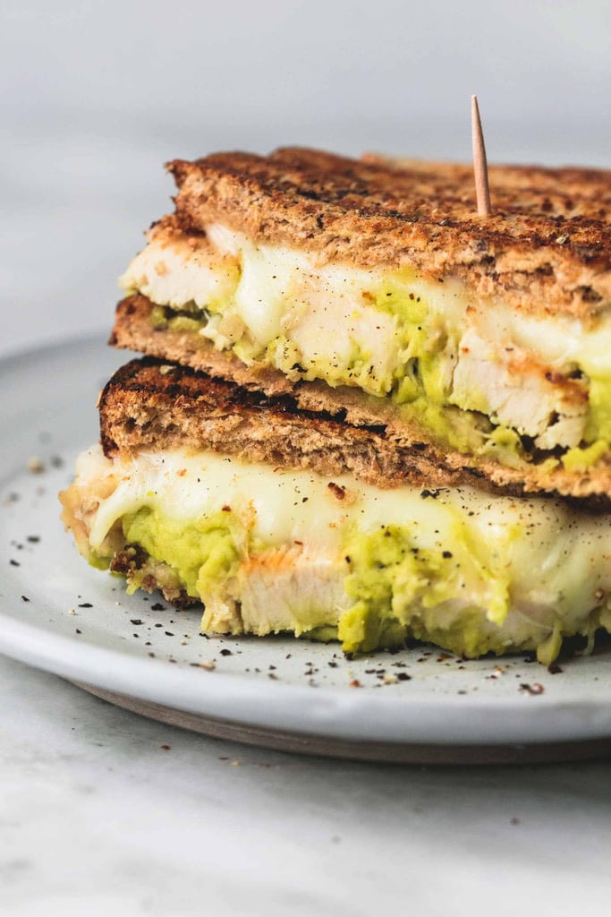 Mediterranean Chicken Panini with Lemon and Garlic Split Pea Hummus