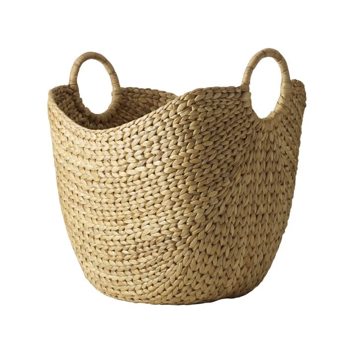 Large Curved Basket with Handles