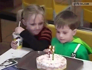 Or the birthday child gets hysterical because some other kid blows out the candles (probably your kid).