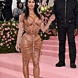 Kim Kardashian and Kanye West at the 2019 Met Gala