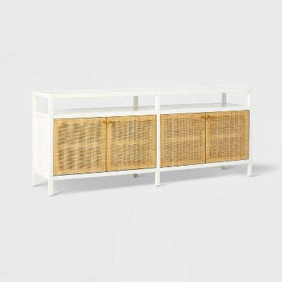 Threshold Designed With Studio McGee Springville Caned-Door TV Stand
