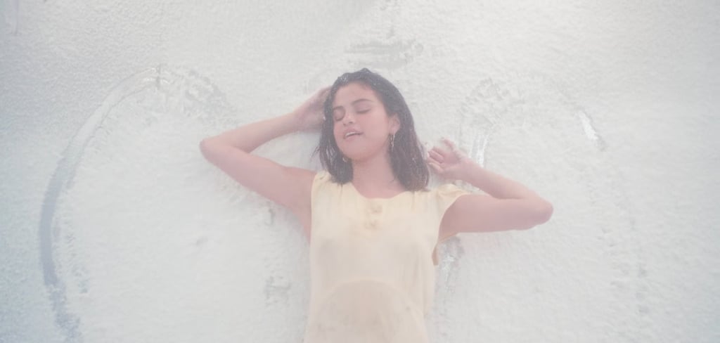 Selena Gomez's Yellow Dress in "Fetish" Video