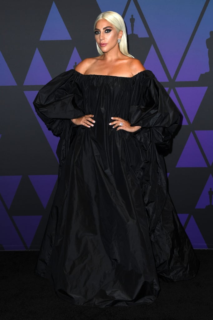 Lady Gaga Valentino Dress at Govenors Awards November 2019