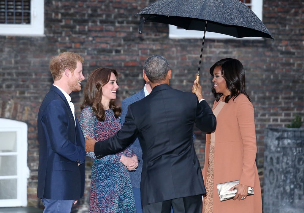 Barack and Michelle Obama With the British Royal Family 2016