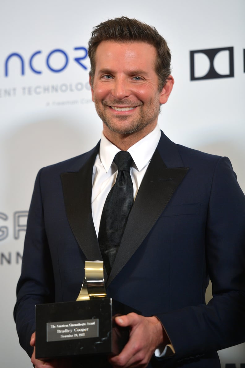 BEVERLY HILLS, CA - NOVEMBER 29:  American Cinematheque 2018 Award Recipient Bradley Cooper attends the 32nd American Cinematheque Award Presentation honoring Bradley Cooper at The Beverly Hilton Hotel on November 29, 2018 in Beverly Hills, California.  (
