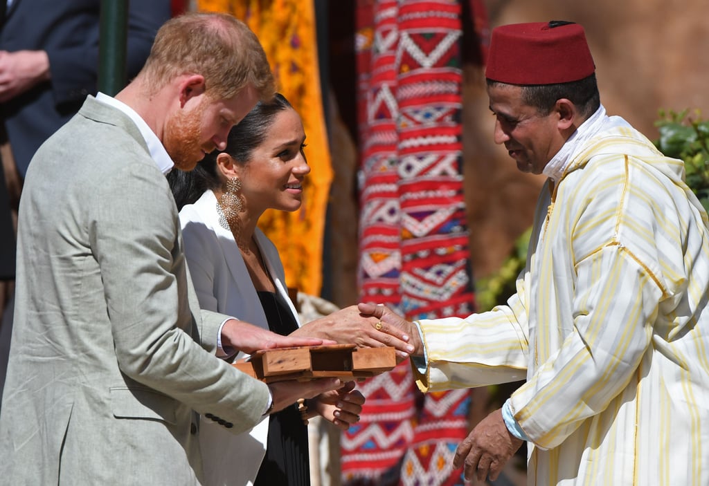 Prince Harry Helping Meghan Markle Fix Her Hair in Morocco